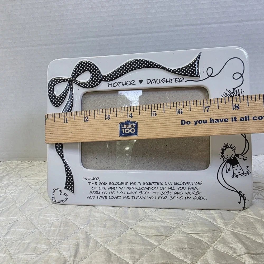 Enesco Porcelain Photo Frame Daughter/Mother Children of the Inner Light 7
